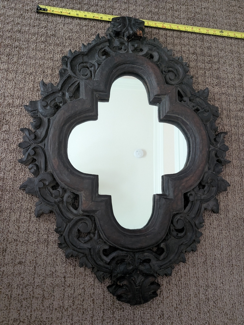 Vintage Plaster Mirror